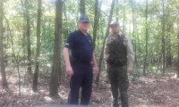 wspólnie działania Policji i Straży Leśnej