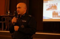 Wystąpienie policjanta z KWP