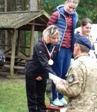 Agnieszka na podium