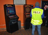 Policjanci podczas działań
