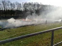 Niebezpieczny ogień ugaszony