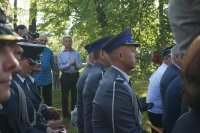 Policjanci i przedstawiciele innych służb podczas mszy