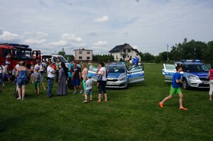 Uczestnicy rajdu w Rusinowicach