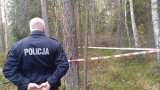 Policjant na miejscu ujawnienia pocisków