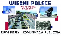 Na zdjęciu plakat promujący obchody Święta Wojska Polskiego w Katowicach.