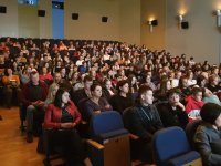 Na zdjęciu uczestnicy debaty w MDK w Lublińcu.