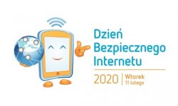 Na zdjęciu plakat promujący dzień bezpiecznego internetu.