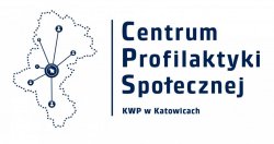 Na zdjęciu logo z napisem Centrum Profilaktyki Społecznej