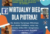 Na zdjęciu plakat promujący bieg dla Piotra.