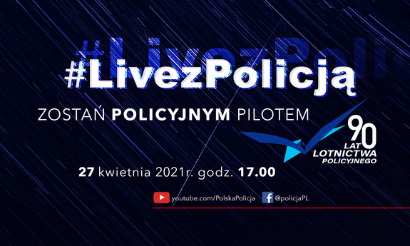 Na zdjęciu plansza z napisem #LivezPolicją.