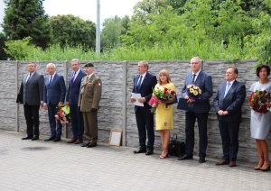 Na zdjęciu Święto Policji 2021 w Lublińcu zaproszeni goście.