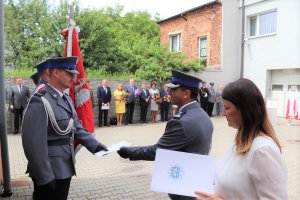 Na zdjęciu święto Policji 2021 w Lublińcu.