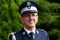 Na zdjęciu Komendant Wojewódzki Policji w Katowicach nadinspektor Roman Rabsztyn.