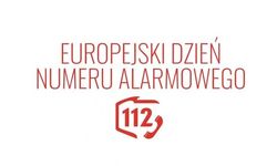 Na zdjęciu napis Europejski Dzień Nueru Alarmowego 112 i cyfry 112.