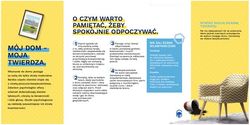 Plakat dotyczący zabezpieczenia swojego domu przed wyjazdem.