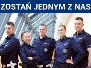 Na zdjęciu funkcjonariuszki i funkcjonariusze Policji.