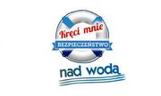 Na zdjęciu rysunek koła ratunkowego i napis: Kręci mnie bezpieczeństwo nad wodą.