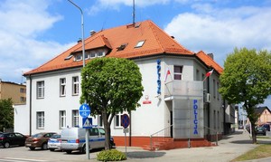 Na zdjęciu budynek Komendy Powiatowej Policji w Lublińcu.