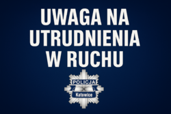 Napis utrudnienia w ruchu.